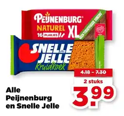 PLUS Alle Peijnenburg en Snelle Jelle aanbieding