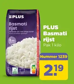 PLUS PLUS Basmati rijst aanbieding
