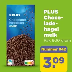 PLUS PLUS Chocoladehagel melk aanbieding