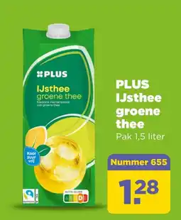 PLUS PLUS IJsthee groene thee aanbieding