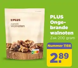 PLUS PLUS Ongebrande walnoten aanbieding