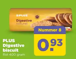 PLUS PLUS Digestive biscuit aanbieding