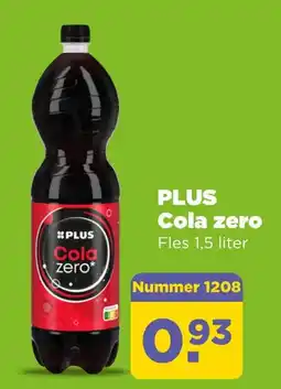 PLUS PLUS Cola zero aanbieding
