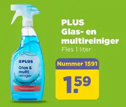 PLUS PLUS Glas en multireiniger aanbieding