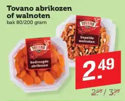 Coop Tovano abrikozen of walnoten aanbieding