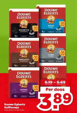 PLUS Douwe Egberts Koffiecups aanbieding