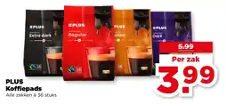 PLUS PLUS Koffiepads aanbieding