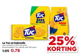 PLUS Lu Tuc en bakerolls aanbieding