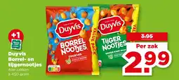 PLUS Duyvis Borrel en tijgernootjes aanbieding