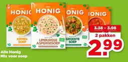 PLUS Alle Honig Mix voor soep aanbieding