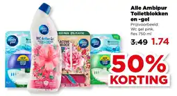 PLUS Alle Ambipur Toiletblokken en gel aanbieding