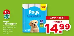 PLUS Page Toiletpapier aanbieding