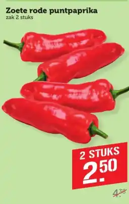 Coop Zoete rode puntpaprika aanbieding
