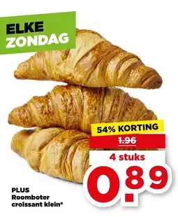 PLUS PLUS Roomboter croissant klein aanbieding