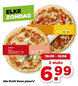 PLUS Alle PLUS Verse pizza's aanbieding
