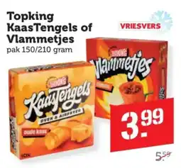 Coop Topking KaasTengels of Vlammetjes aanbieding