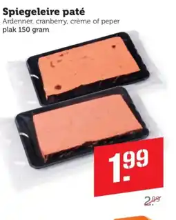 Coop Spiegeleire paté aanbieding