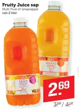 Coop Fruity Juice sap aanbieding