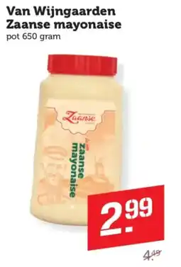 Coop Van Wijngaarden Zaanse mayonaise aanbieding