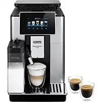 Bol.com DeLonghi PrimaDonna Soul ECAM 610.55.SB - Volautomatische espressomachine - Zilver/Zwart aanbieding