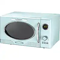 Bol.com Melissa Vrijstaande Solo-Magnetron met Grill - 23 liter - 800W - Retro - 16330131 - Blauw aanbieding