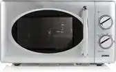 Bol.com DOMO DO3025 Microgolfoven/magnetron solo - 25 L - 900 W - Retro - Grijs aanbieding