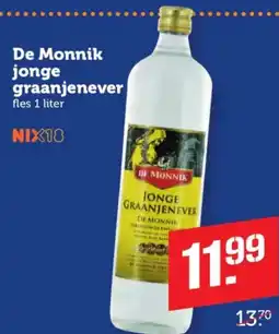 Coop De Monnik jonge graanjenever aanbieding