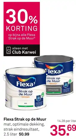 Karwei Flexa Strak op de Muur³ aanbieding