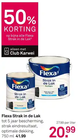 Karwei Flexa Strak in de Lak² aanbieding
