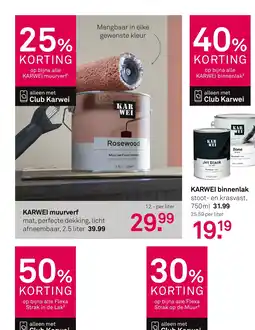 Karwei Karwei muurverf aanbieding