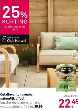 Karwei Ceta Bever tuinmeubel aanbieding