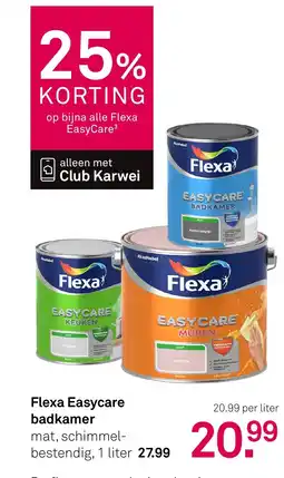 Karwei Flexa Easycare badkamer aanbieding