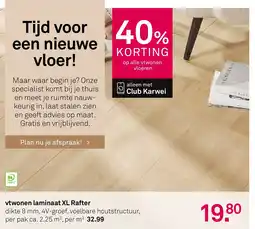 Karwei vtwonen laminaat XL Rafter aanbieding
