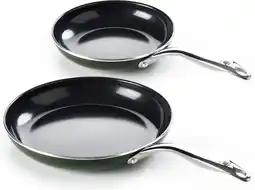 Bol.com Dagelijkse kost door Jeroen Meus - koekenpannenset 2-delig ø20+28cm - inductie - PFAS-vrij aanbieding