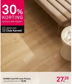Karwei Karwei click pvc vloer primera aanbieding