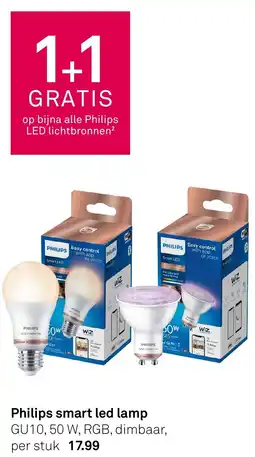 Karwei Philips smart led lamp aanbieding