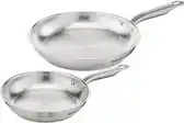 Bol.com Tefal Virtuoso - Pannenset - Ø24 en Ø28 cm - Inductie - RVS - Duurzaam aanbieding