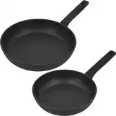 Bol.com Demeyere Alu Comfort 3 Koekenpan - Duraslide Anti Aanbak Pan - Inductie - Pannenset 20 cm + 24 cm aanbieding