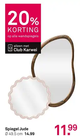 Karwei Spiegel Jude aanbieding