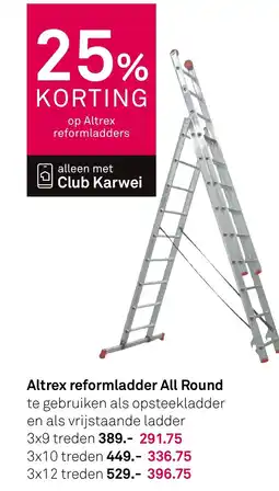 Karwei Altrex reformladder All Round aanbieding