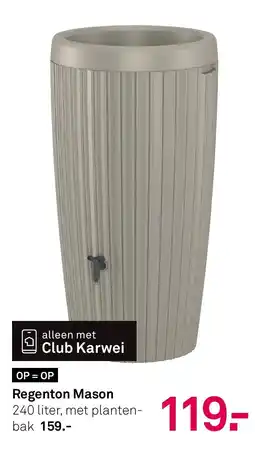 Karwei Regenton Mason aanbieding