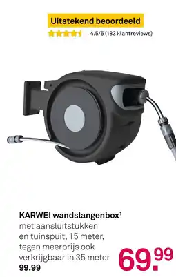 Karwei Karwei wandslangenbox¹ aanbieding