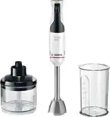 Bol.com Bosch MSM4W220 ErgoMaster - Staafmixer - 600W - Inclusief Hakmolen - Wit/Donkergrijs aanbieding