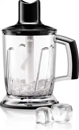 Bol.com Braun MQ 40 BL Hakmolen - Staafmixeraccessoire - Zwart aanbieding