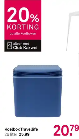 Karwei Koelbox Travellife aanbieding