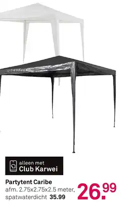 Karwei Partytent Caribe aanbieding