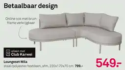 Karwei Loungeset Mila aanbieding