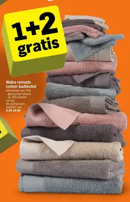 Albert Heijn Walra remade cotton badtextiel aanbieding