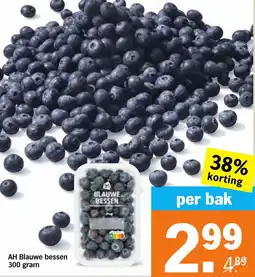 Albert Heijn AH Blauwe bessen aanbieding