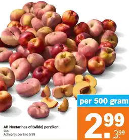 Albert Heijn AH Nectarines of wilde perziken aanbieding